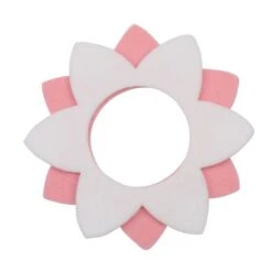 Ahrens Filz Deko Blume Rosa/Weiß