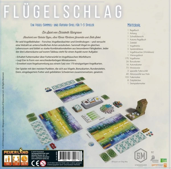 Flügelschlag (Kennerspiel Des Jahres 2019) 2 Flügelschlag (Kennerspiel Des Jahres 2019) – Bild 2