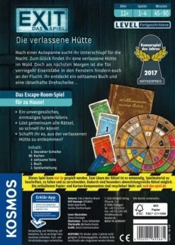 Kosmos EXIT Das Spiel - Die Verlassene Hütte (F) -TONIES Verkäufe 172 692681 a 600x600