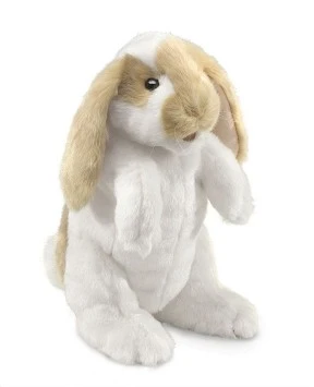 Folkmanis Handpuppe Stehender Hängeohrhase / Standing Lop Rabbit 1 Folkmanis Handpuppe Stehender Hängeohrhase / Standing Lop Rabbit