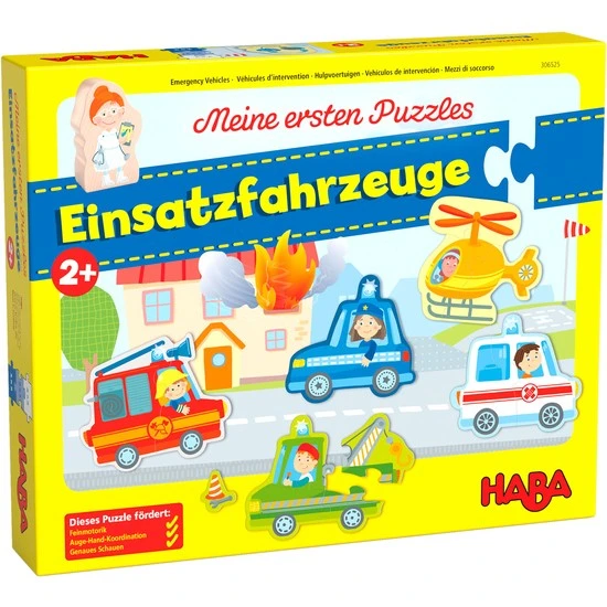 Haba Meine Ersten Puzzles – Einsatzfahrzeuge 1 Haba Meine Ersten Puzzles – Einsatzfahrzeuge