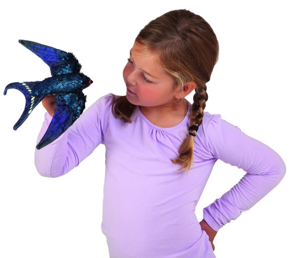 Folkmanis Fingerpuppe Schwalbe / Barn Swallow 2 Folkmanis Fingerpuppe Schwalbe / Barn Swallow – Bild 2