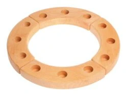 Grimms Geburtstagsring 12Jahre Natur 4-teiliger Holz-Geburtstagsring Von Grimms