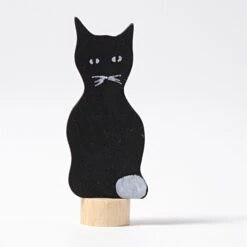 Grimms Stecker Katze Schwarz