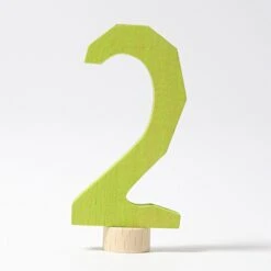 Grimms Stecker Geburtstagszahl 2 Anthroposophisch