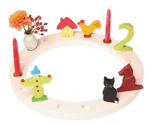 Grimms Steck-Vase Weiß Passen Zu Den Geburtstagsringen 2 Grimms Steck-Vase Weiß Passen Zu Den Geburtstagsringen – Bild 2