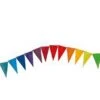 Grimms Wimpelkette Regenbogen 24 Teile Und Schnur