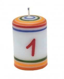 Ahrens Lebenslicht Zahl 1 Hellblau