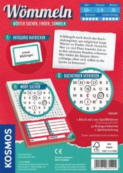 Kosmos Wortsuchspiel Wömmeln 8 Kosmos Wortsuchspiel Wömmeln -TONIES Verkäufe 4002051682491 1 600x600