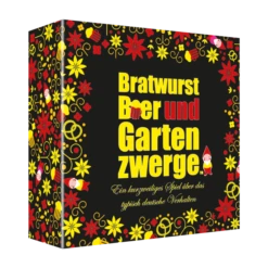 Kylskapoesie Spiel Bratwurst Bier & Gartenzwerge