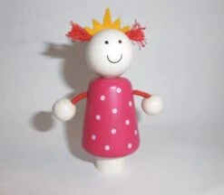 Rundum/ARS Steckfigur Prinzessin Pink Für Geburtstagsringe