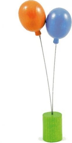 Rundum/ARS Stecker Luftballons Blau/orange Für Geburtstagsringe