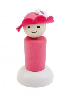 Ahrens Steckfigur Blumenmädchen Pink