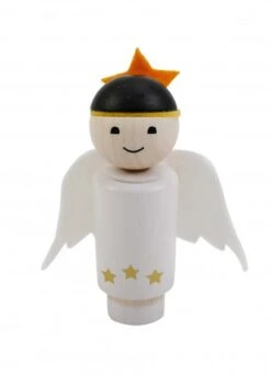 Ahrens Geburtstags Steckfigur Weihnachtsengel Weiß