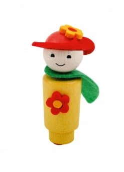 Ahrens Blumenmädchen Gelb/rot Geburtstags-Steckfigur