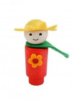 Ahrens Blumenmädchen Rot Sonnenhut Geburtstags-Steckfigur