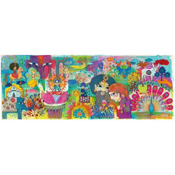 Djeco Puzzle Gallery Magic India 1000 Teile 2 Djeco Puzzle Gallery Magic India 1000 Teile – Bild 2