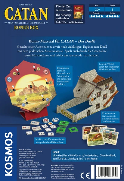 Kosmos Spiel Catan - Das Duell - Bonus Box 2 Kosmos Spiel Catan - Das Duell - Bonus Box – Bild 2