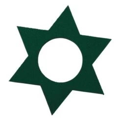 Ahrens Filz Deko Stern Dunkelgrün