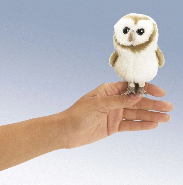 Folkmanis Handpuppe Mini Schleiereule / Mini Barn Owl 1 Folkmanis Handpuppe Mini Schleiereule / Mini Barn Owl