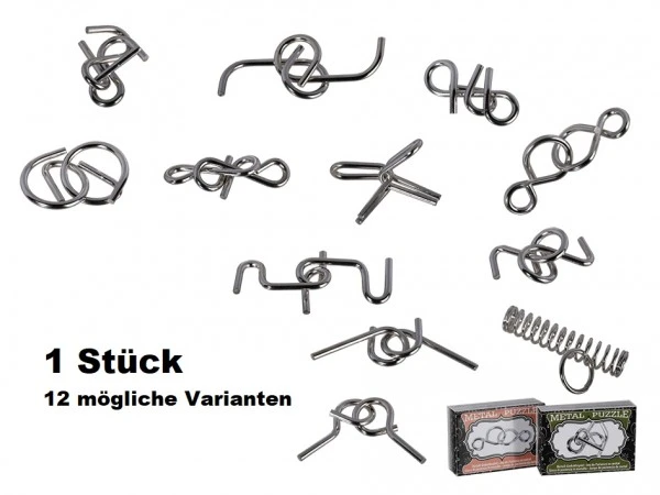 Metall-Geduldspiel Mini 2 Metall-Geduldspiel Mini – Bild 2