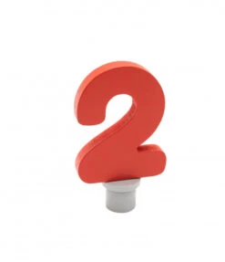 Ahrens Geburtstagszahl 2 Rot