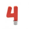 Ahrens Geburtstagszahl 4 Rot
