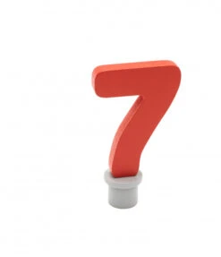 Ahrens Geburtstagszahl 7 Rot