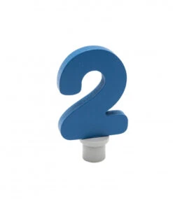 Ahrens Geburtstagszahl 2 Blau
