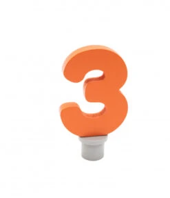 Ahrens Geburtstagszahl 3 Orange