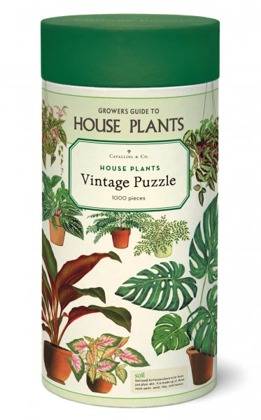 Cavallini & Co. Vintage Puzzle House Plants 1000 Teile 1 Cavallini & Co. Vintage Puzzle House Plants 1000 Teile